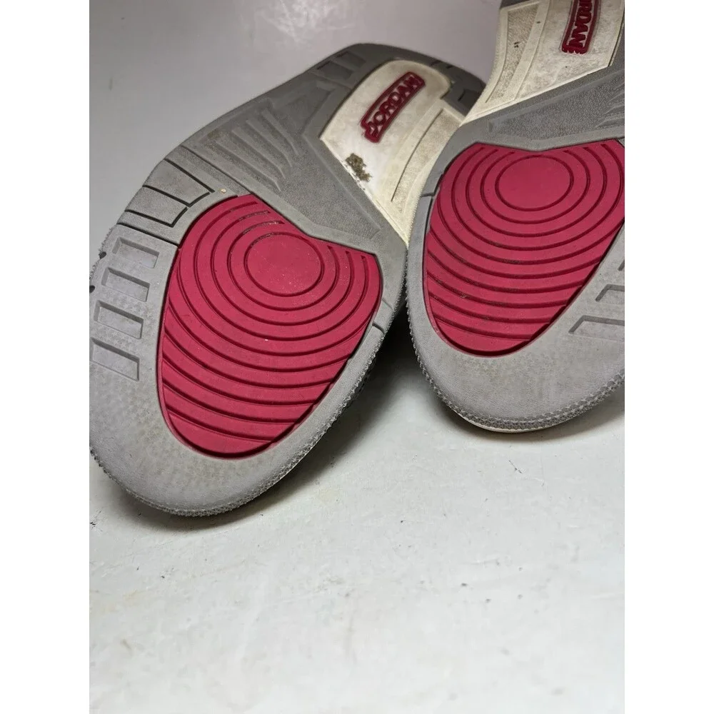 Air Jordan Shoes Mens 8.5 Mid Cardinal Red 3 Nike Basketball Sneakers CT8532-126